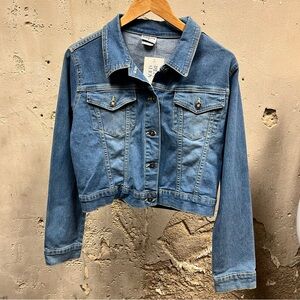 Playboy Vintage Y2K Medium Wash Denim Jean USA Made Jacket Medium M 90s Model